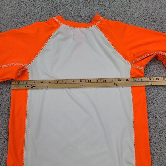 Ocean Pacific OP T-Shirt Boys XL (14-16) White Orange Surf Surfing Short Sleeve - Picture 8 of 11